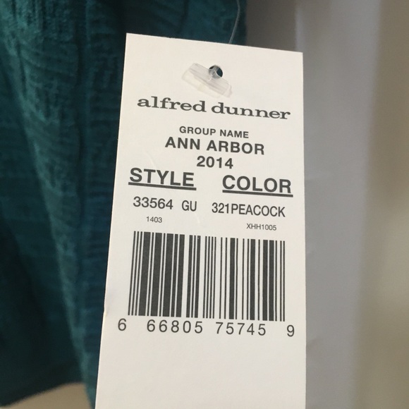 Alfred Dunner Women’s Small Short Sleeve Blouse - Picture 4 of 5